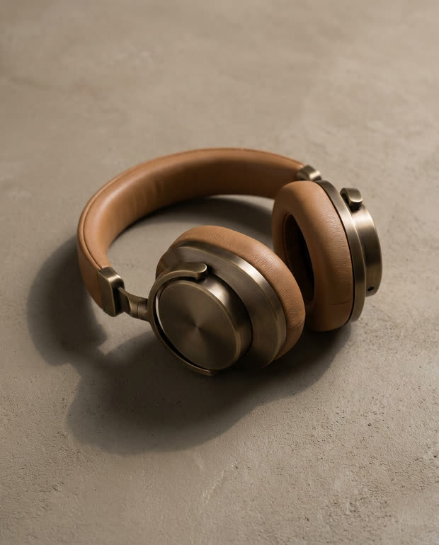 A pair of considered headphones